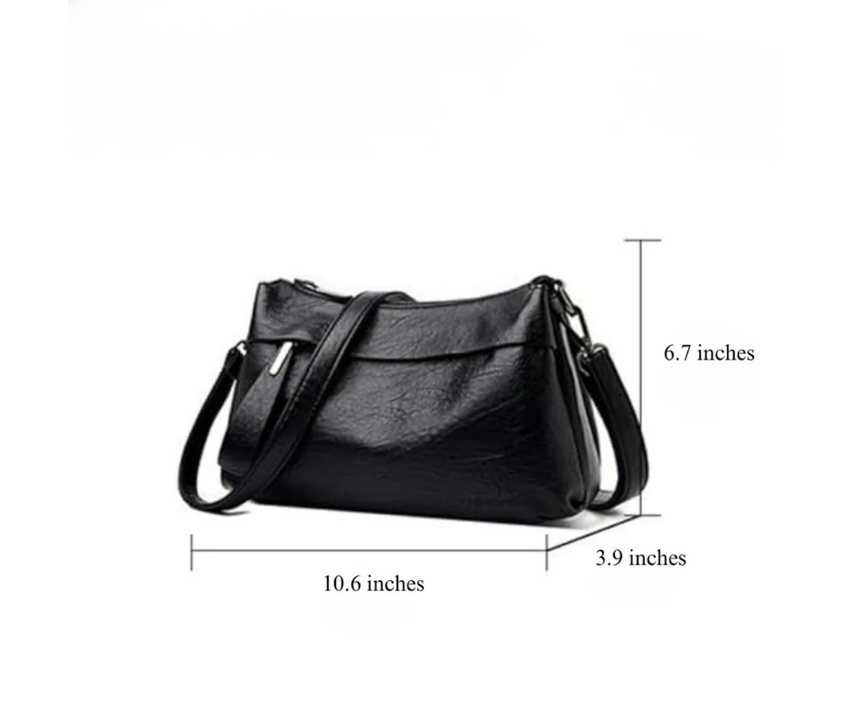 Alana | Geantă Crossbody cu Multiple Buzunare cu Fermoar