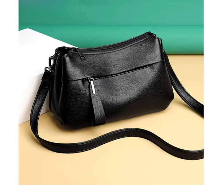 Alana | Geantă Crossbody cu Multiple Buzunare cu Fermoar