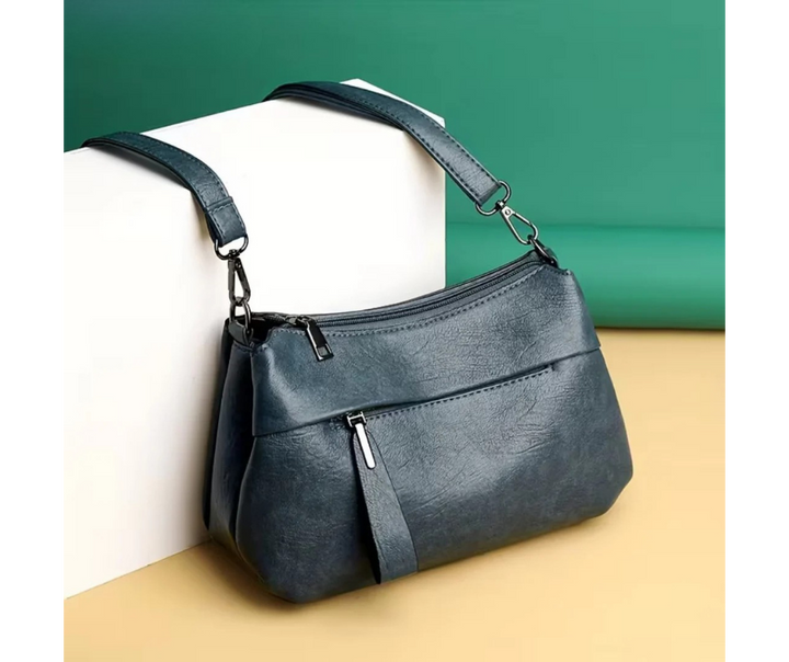 Alana | Geantă Crossbody cu Multiple Buzunare cu Fermoar