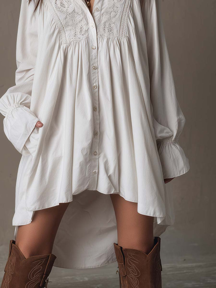 JOLANTA – Vintažinė nėrinių mini suknelė
