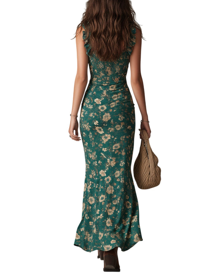 Isolde - Rochie maxi boho retro