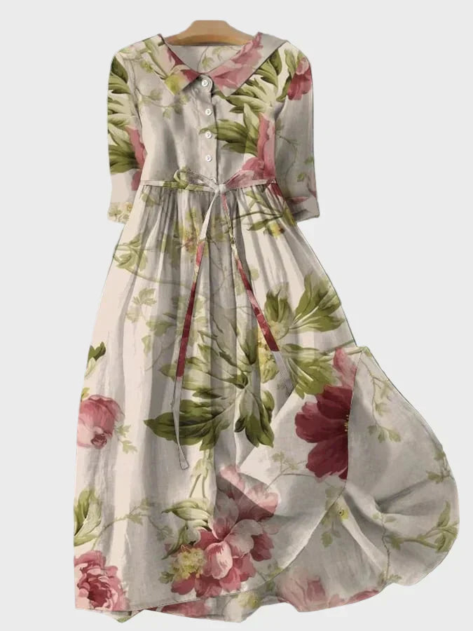 Ilga botaninė suknelė