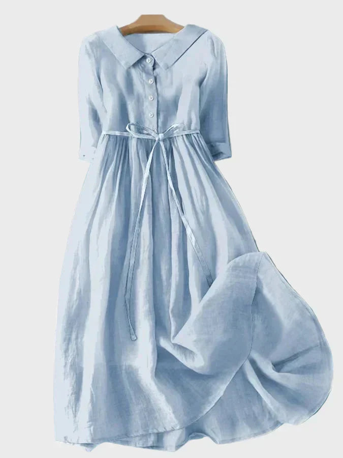 Suknelė su Elegantišku Apykakle