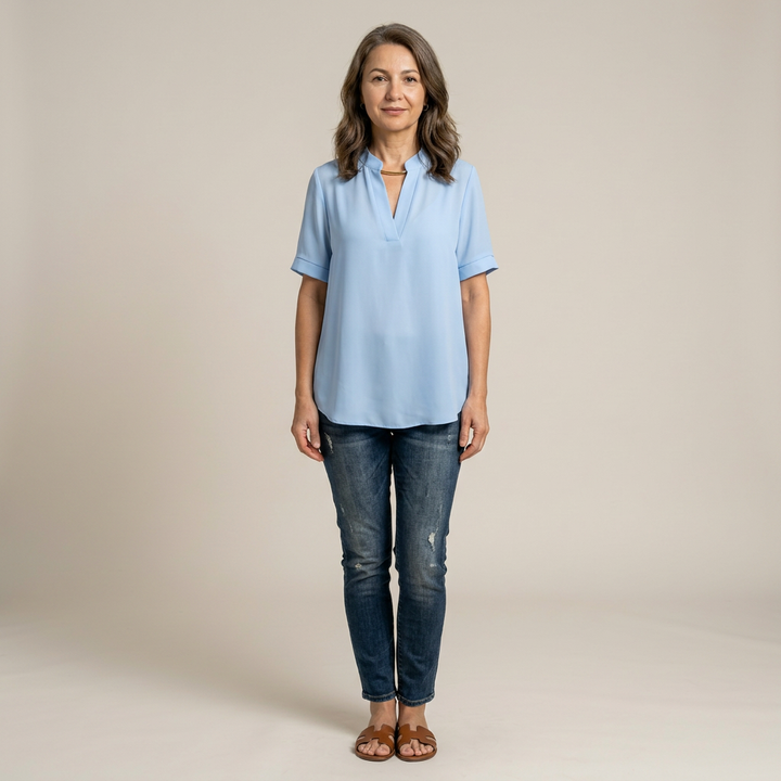 Elise | Bluză elegantă cu decolteu în V