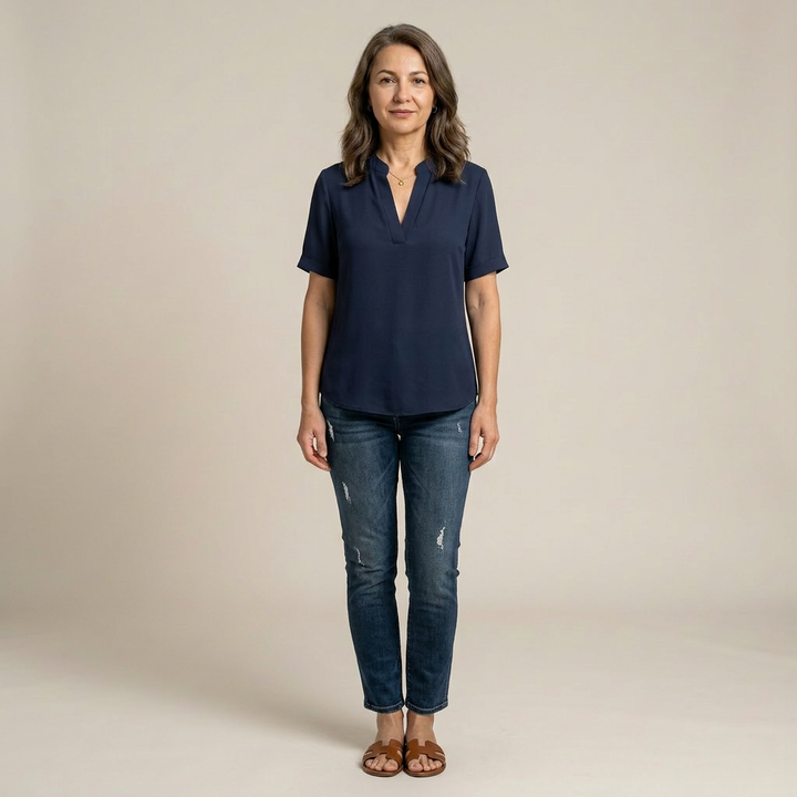 Elise | Bluză elegantă cu decolteu în V