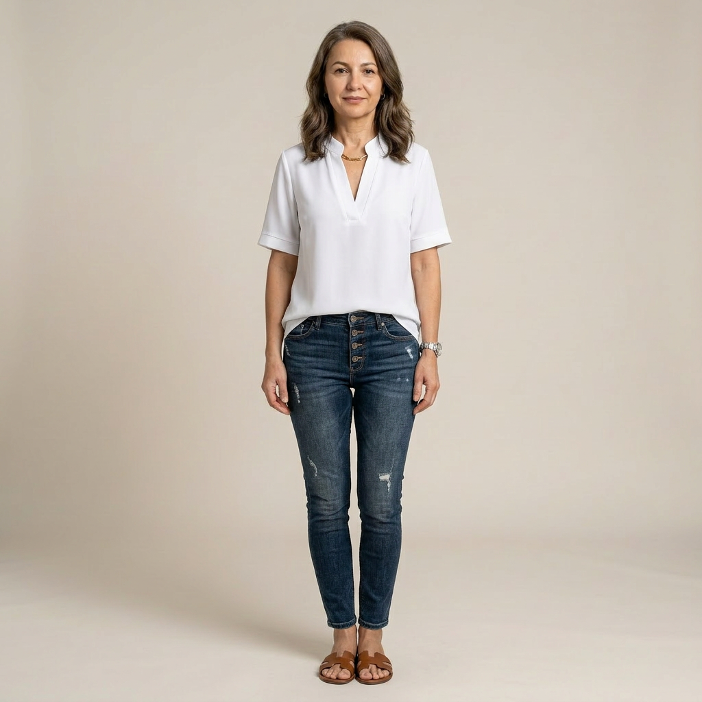 Elise | Bluză elegantă cu decolteu în V