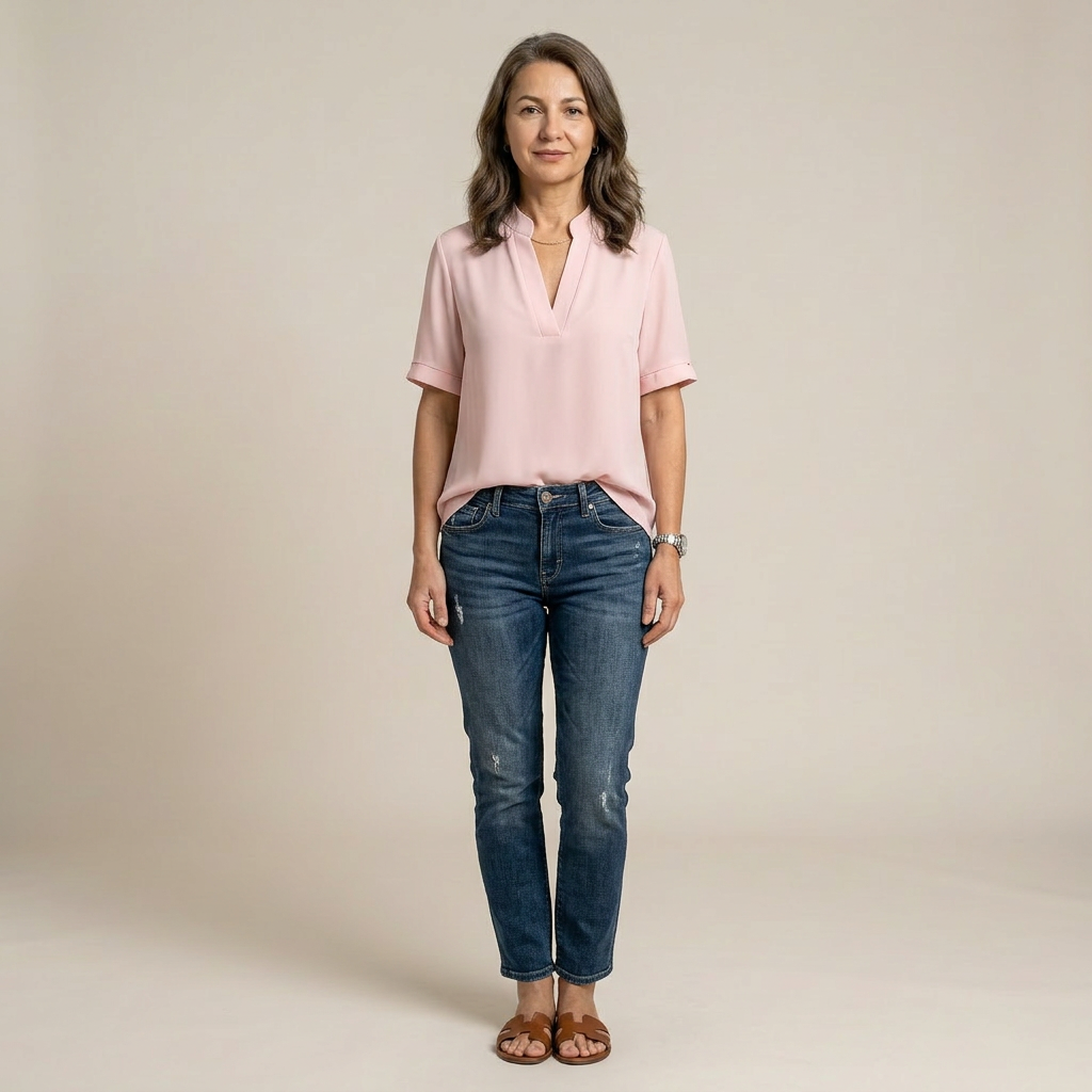 Elise | Bluză elegantă cu decolteu în V