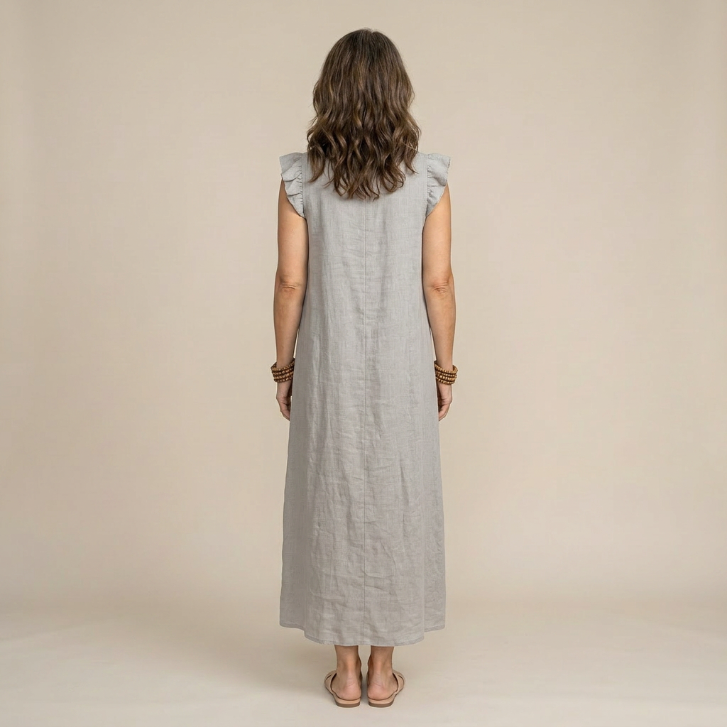 Aveline | Rochie maxi elegantă cu volane romantice