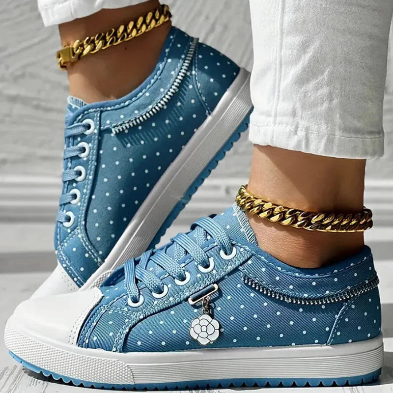 Cara | Adidași Eleganți cu Detalii din Dantelă