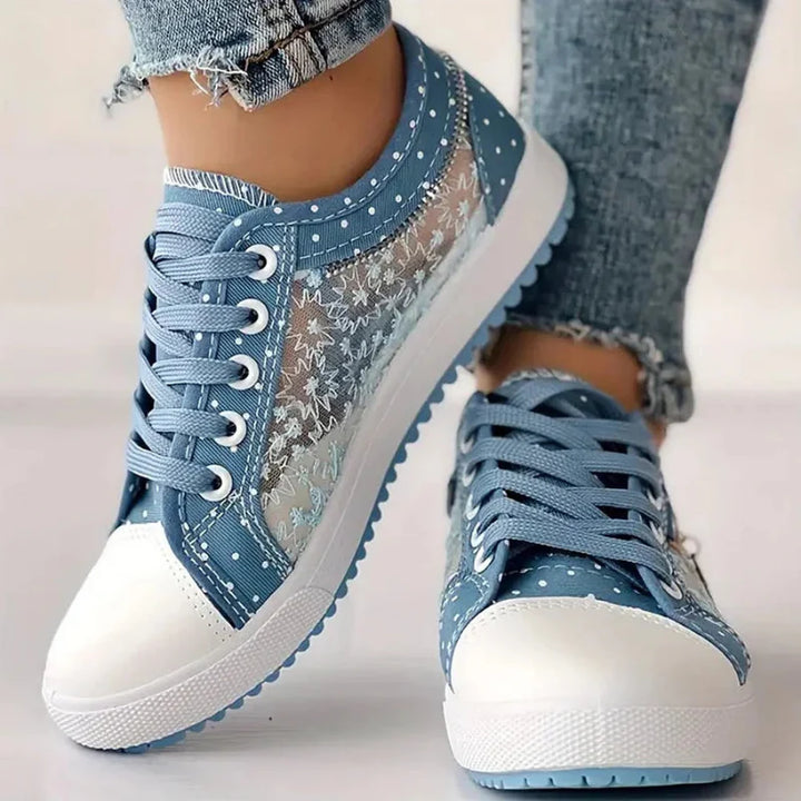 Cara | Adidași Eleganți cu Detalii din Dantelă