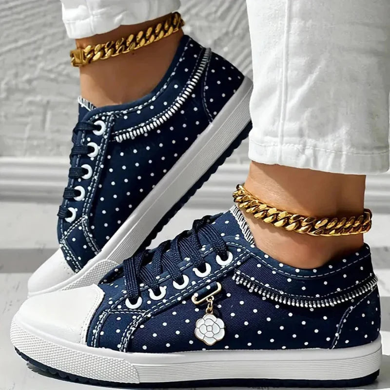 Cara | Adidași Eleganți cu Detalii din Dantelă