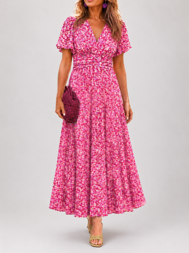 Alice | Rochie maxi romantică cu imprimeu floral