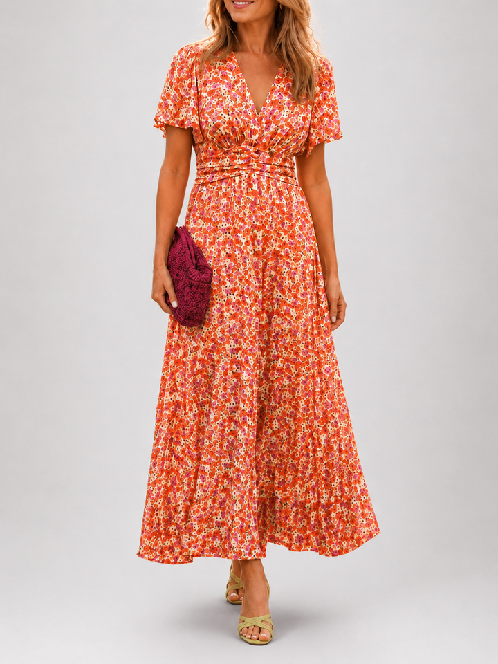 Alice | Rochie maxi romantică cu imprimeu floral