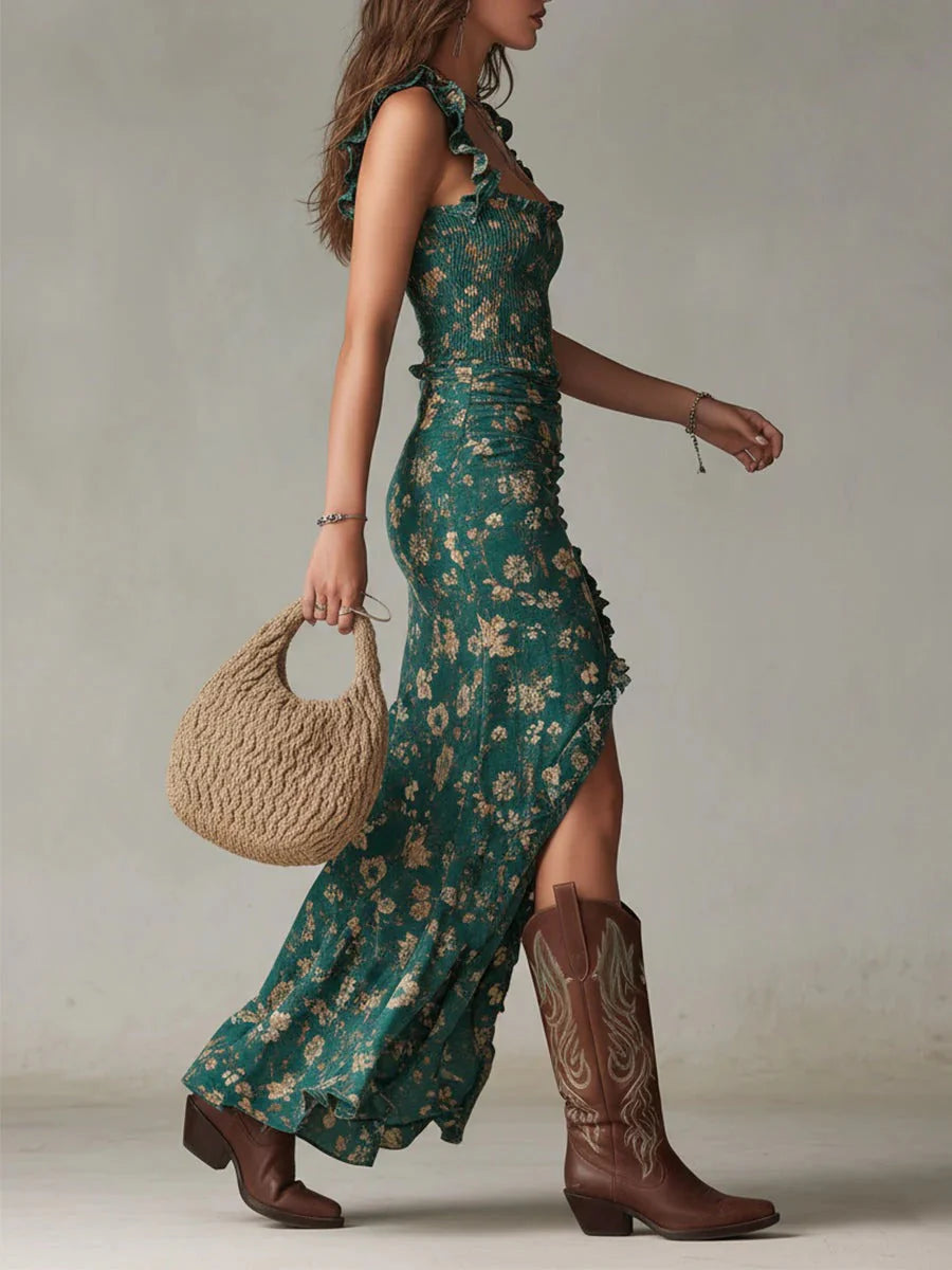 Mika | Rochie maxi bohemiană