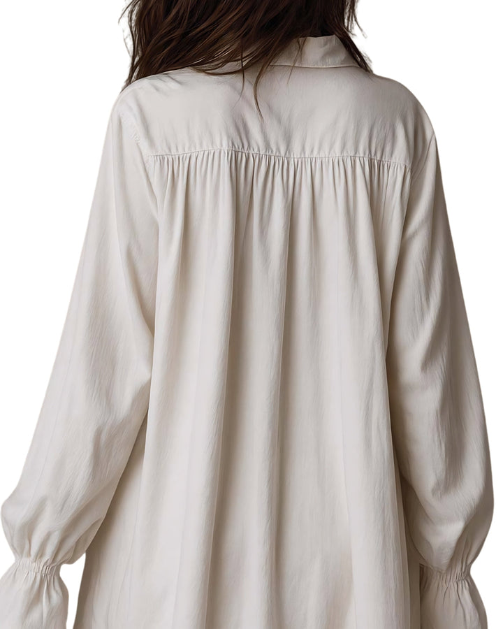 Rochie Mini din Dantelă cu Croială Asimetrică și Mâneci Lungi