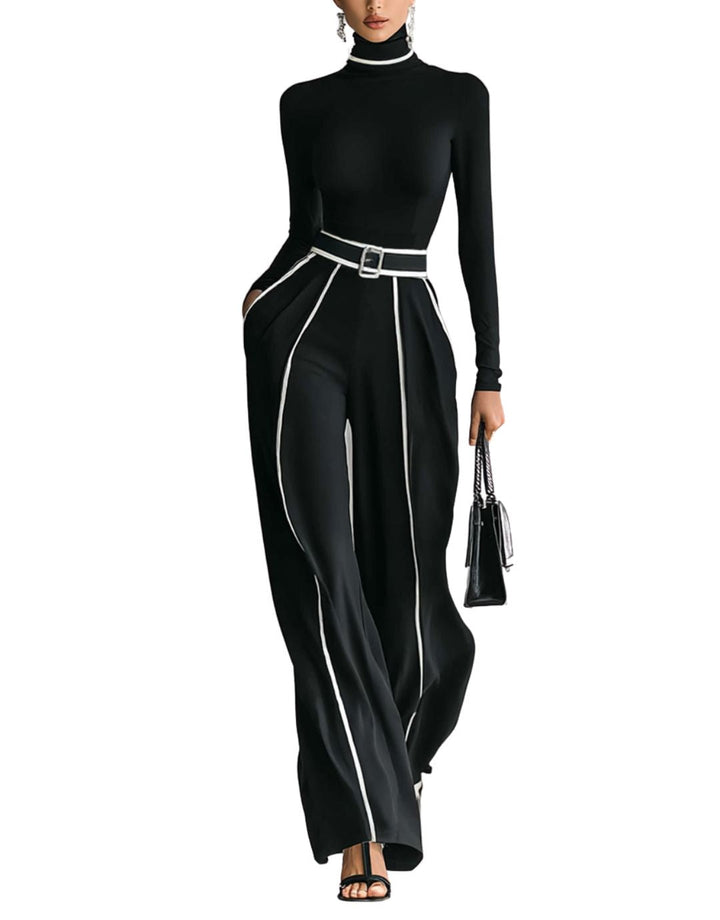 Set Elegant din 2 Piese cu Croială Lejeră și Stil Feminin