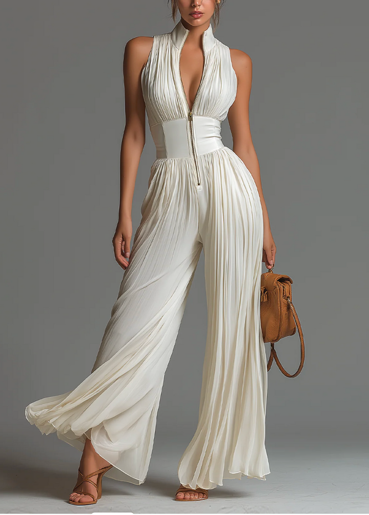 Zofia | Salopetă elegantă plisată