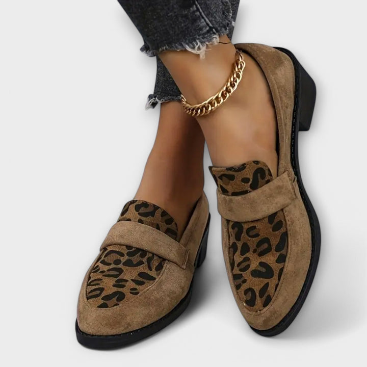 Gintarė - Elegantiški moteriški leopardiniai batai