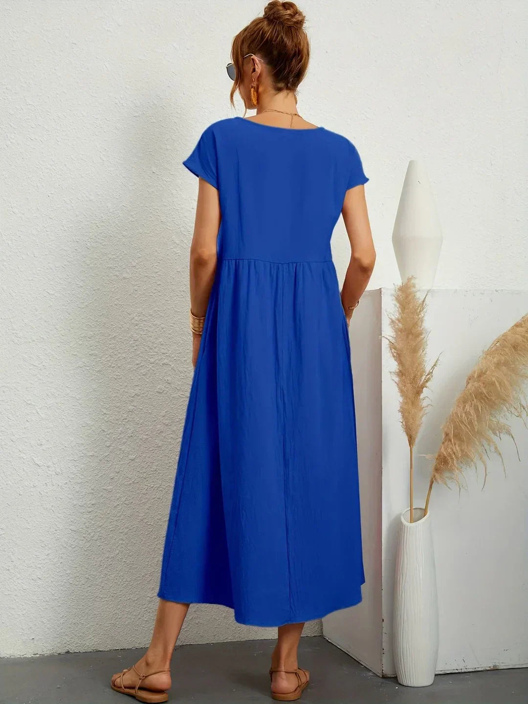 Grace | Rochie maxi vaporoasă cu eleganță relaxată