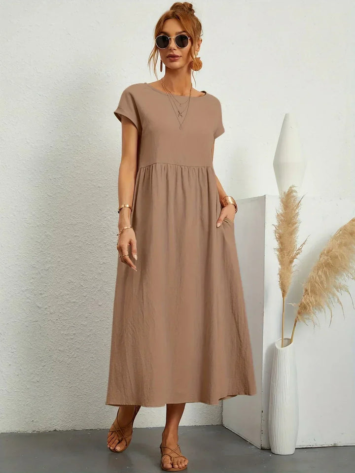 Grace | Rochie maxi vaporoasă cu eleganță relaxată