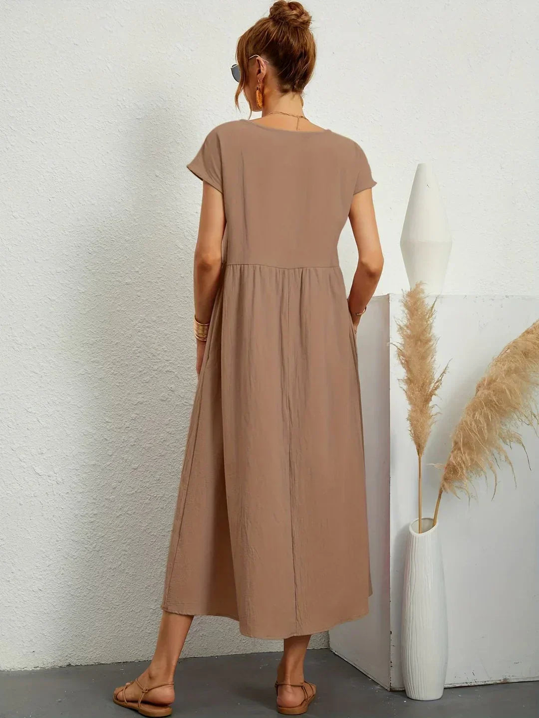 Grace | Rochie maxi vaporoasă cu eleganță relaxată