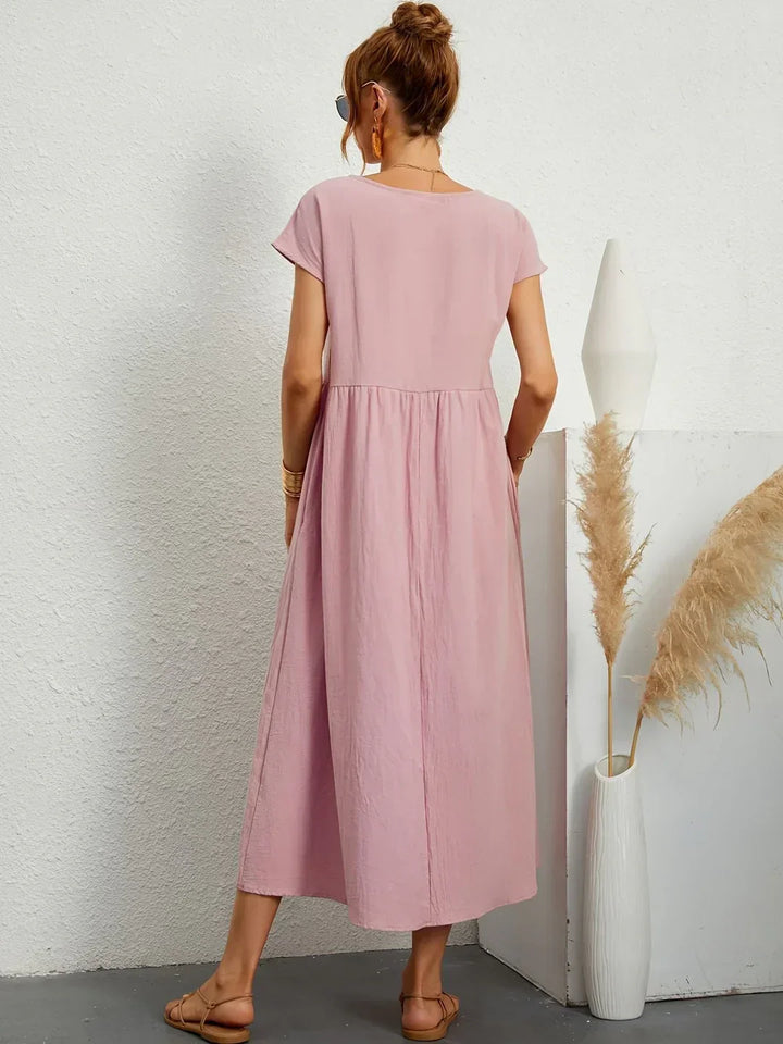 Grace | Rochie maxi vaporoasă cu eleganță relaxată
