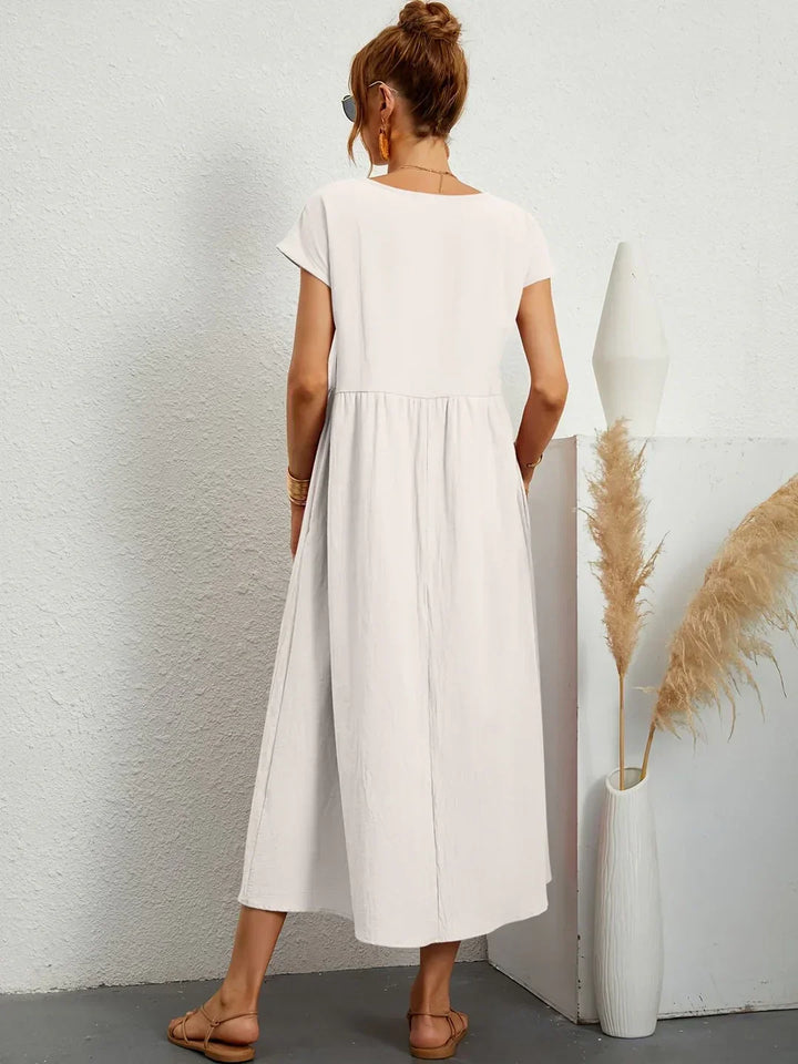 Grace | Rochie maxi vaporoasă cu eleganță relaxată