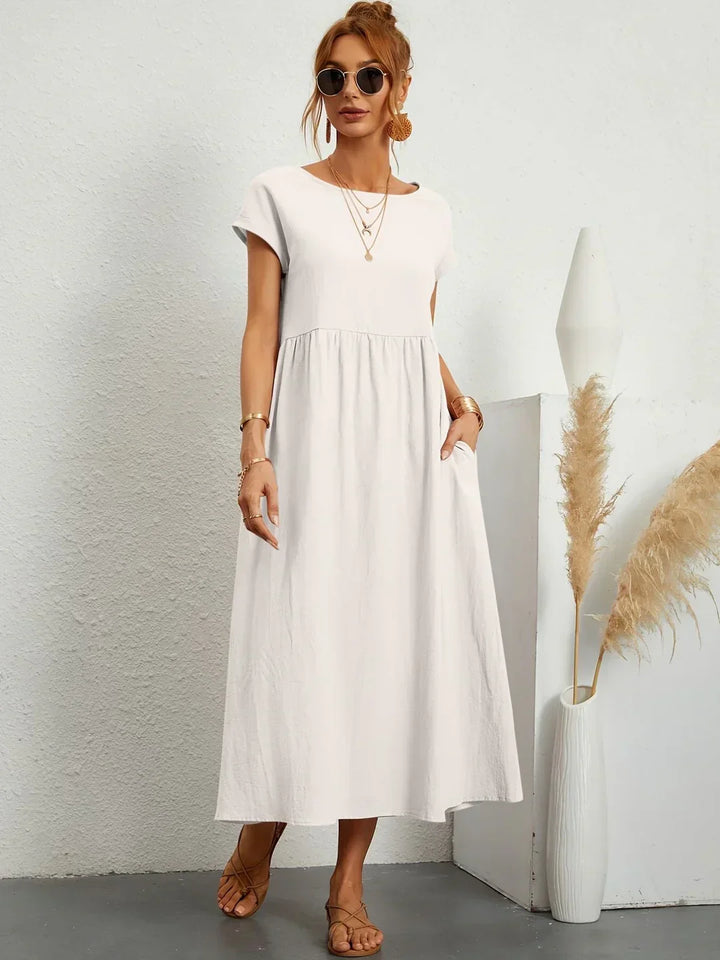 Grace | Rochie maxi vaporoasă cu eleganță relaxată
