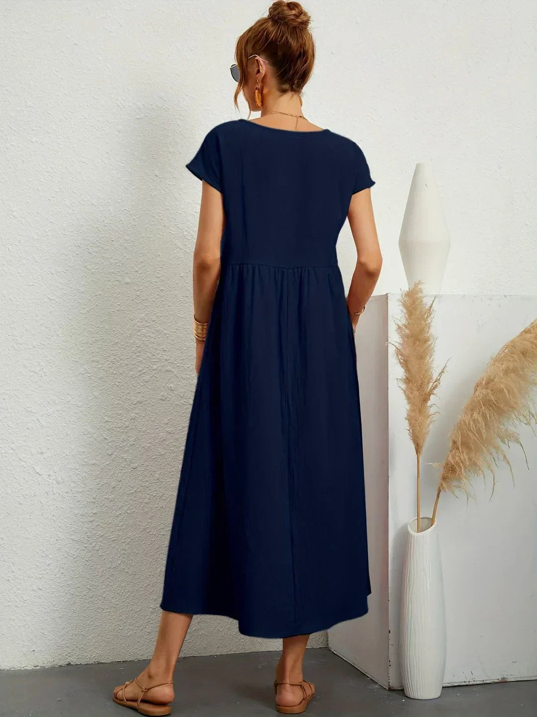 Grace | Rochie maxi vaporoasă cu eleganță relaxată
