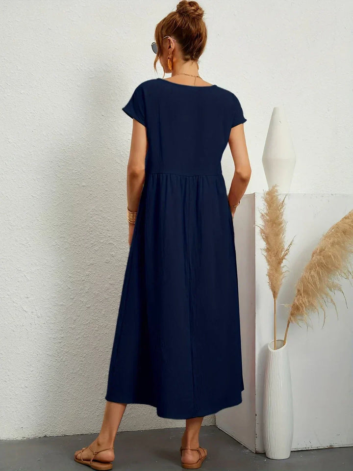 Grace | Rochie maxi vaporoasă cu eleganță relaxată