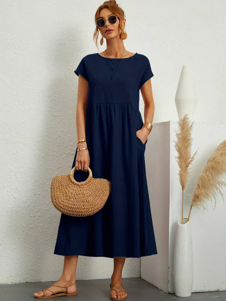 Grace | Rochie maxi vaporoasă cu eleganță relaxată