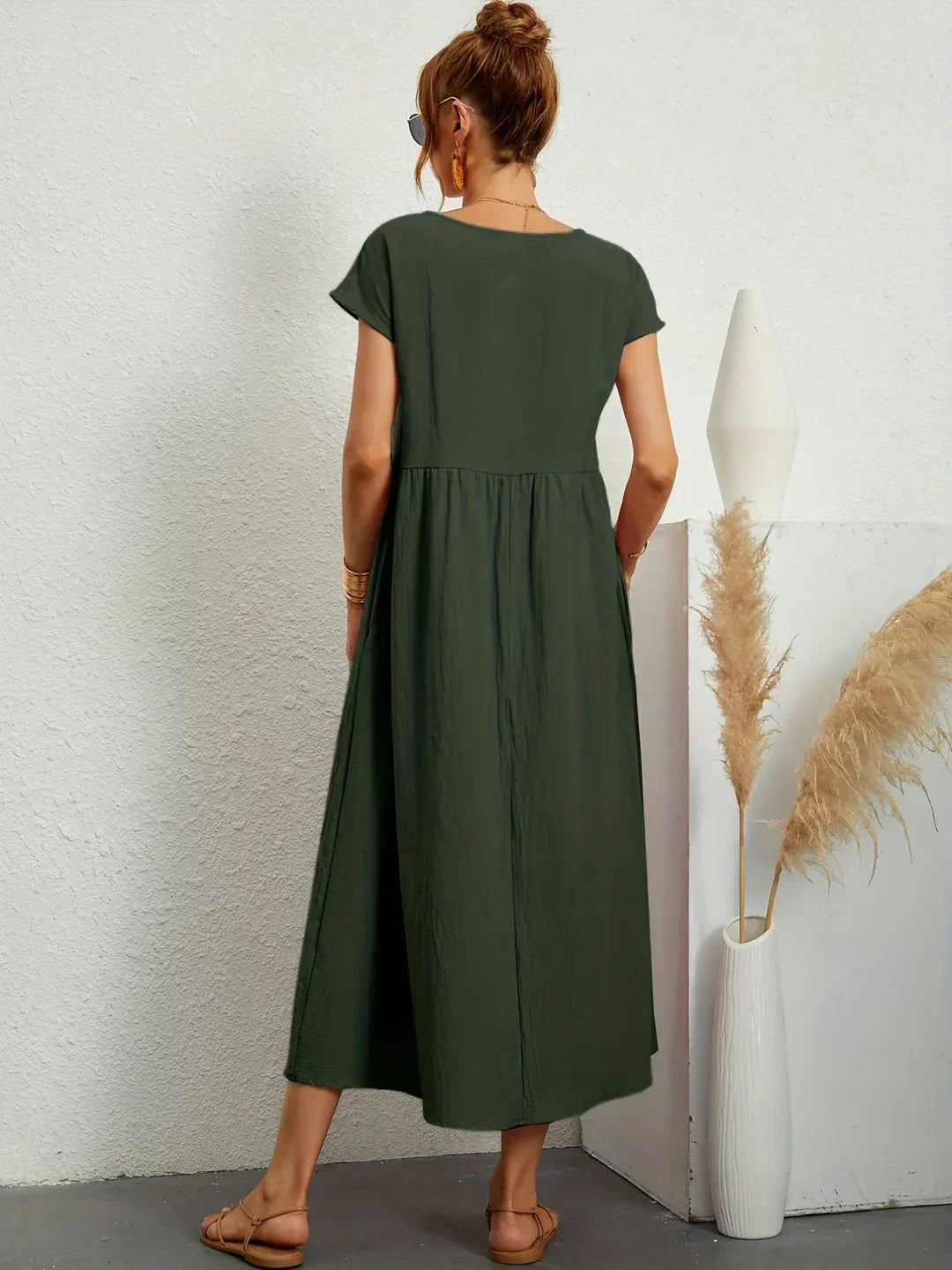 Grace | Rochie maxi vaporoasă cu eleganță relaxată