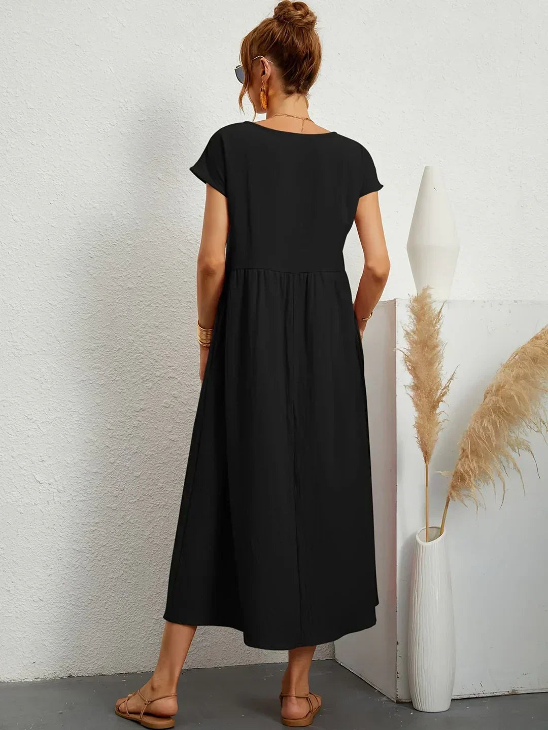 Grace | Rochie maxi vaporoasă cu eleganță relaxată