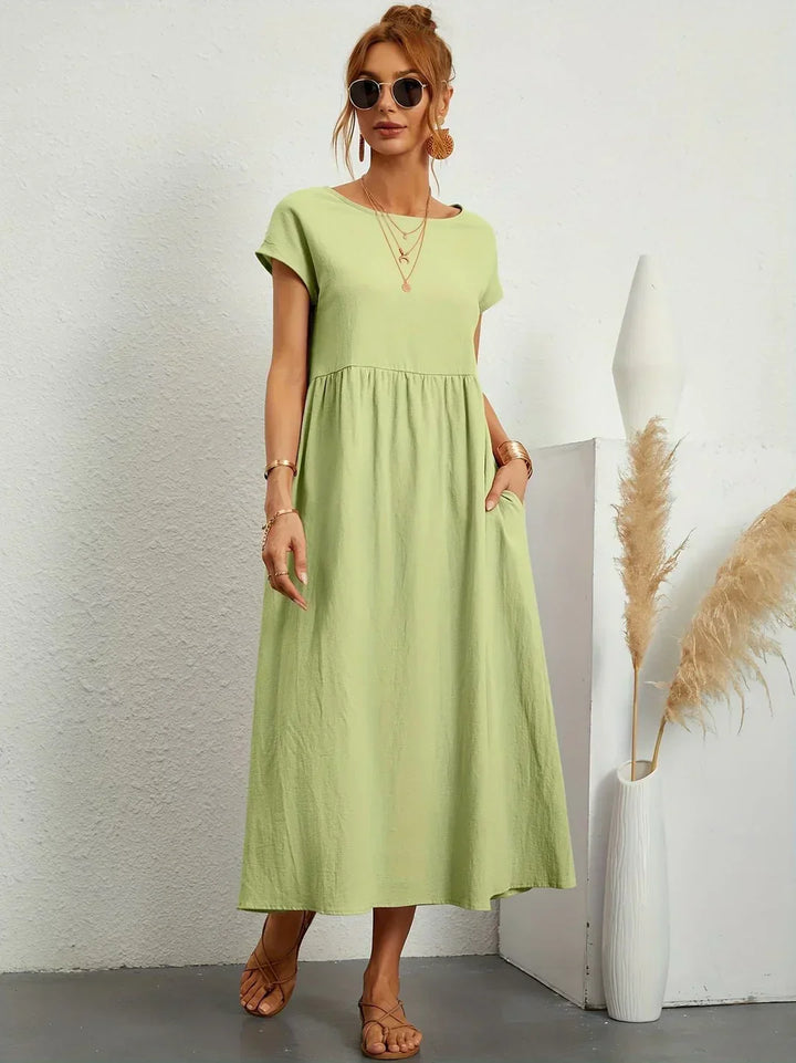Grace | Rochie maxi vaporoasă cu eleganță relaxată