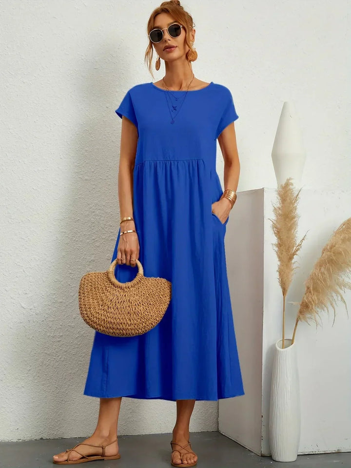 Grace | Rochie maxi vaporoasă cu eleganță relaxată