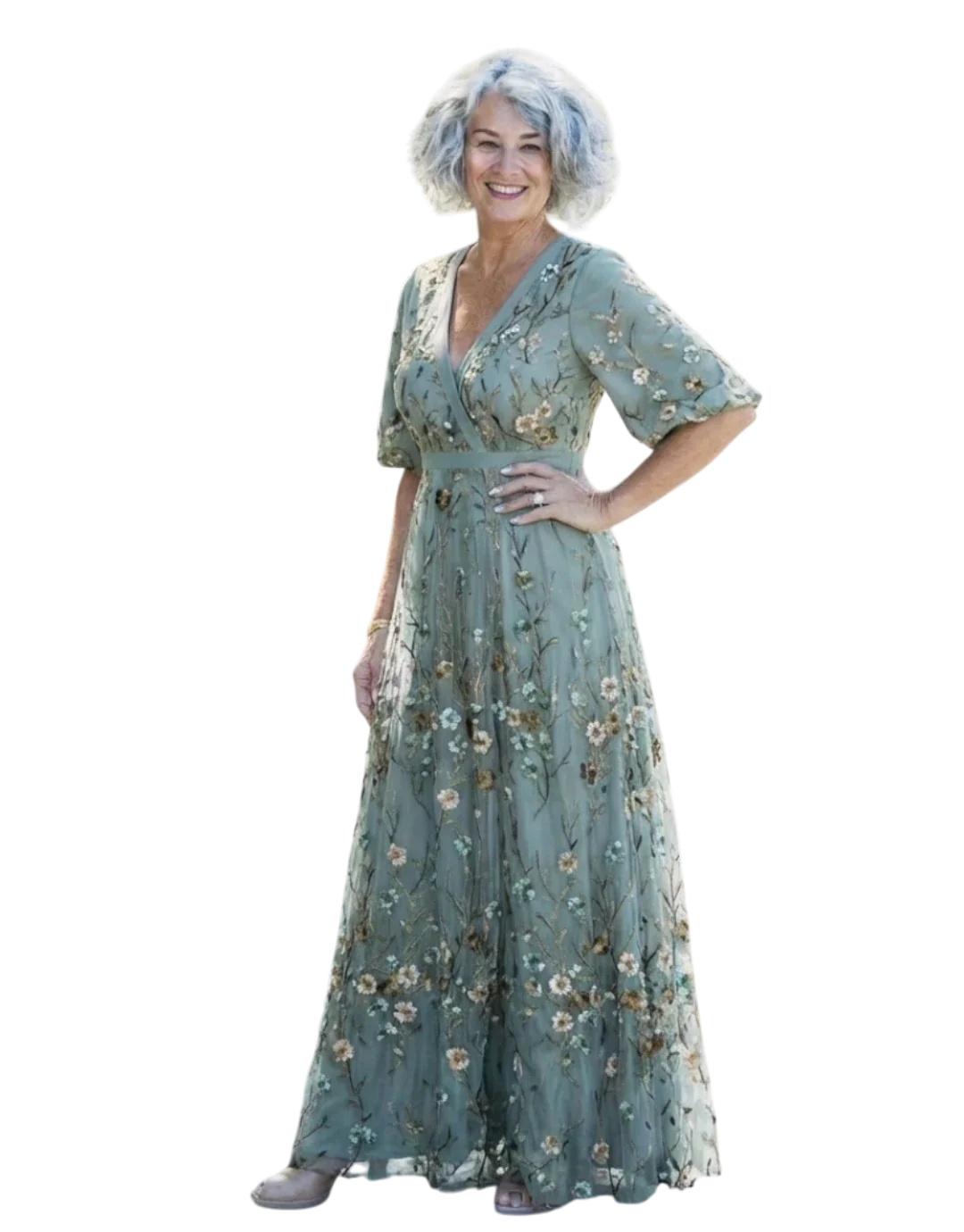 Seraphina - Rochie maxi florală de vară