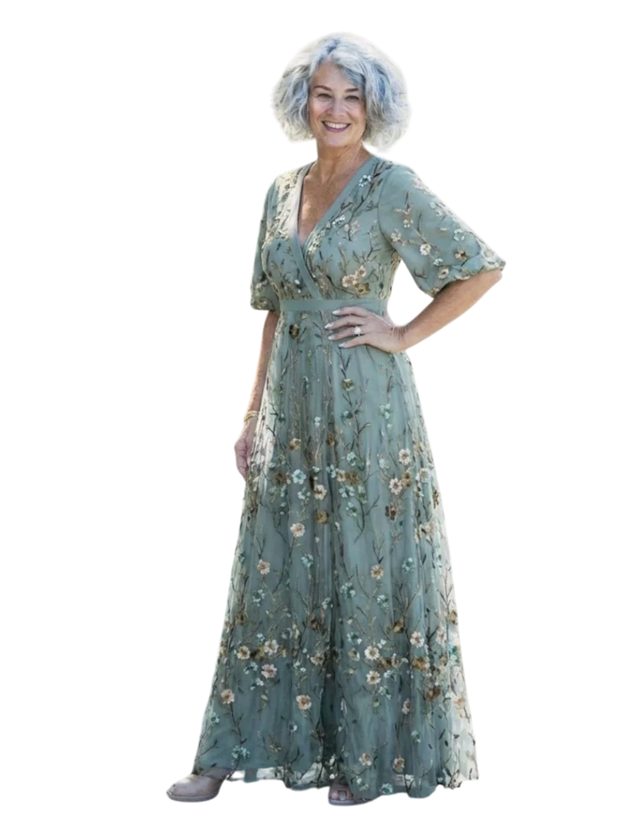 Seraphina - Rochie maxi florală de vară