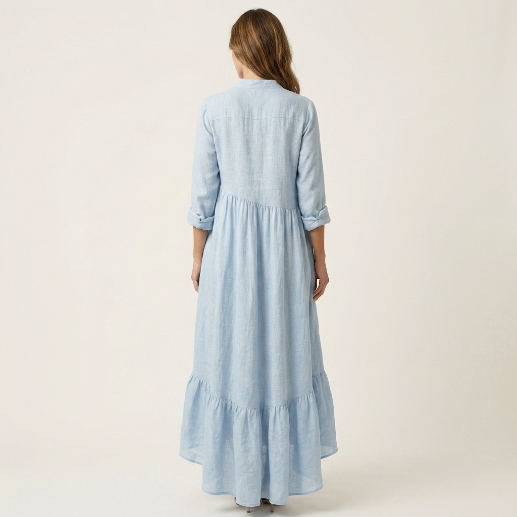 LIDIJA – Klostuota maxi suknelė