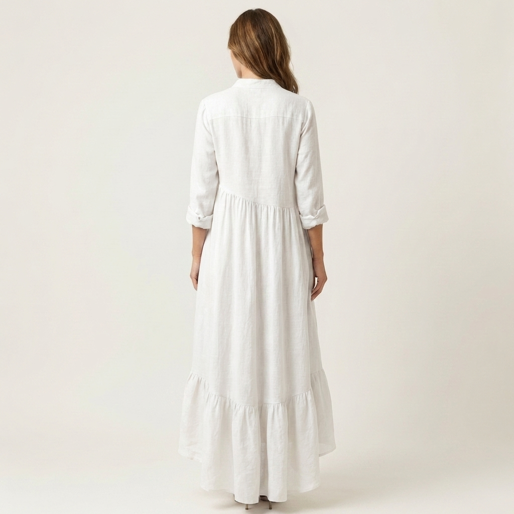 LIDIJA – Klostuota maxi suknelė