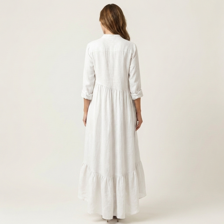 LIDIJA – Klostuota maxi suknelė